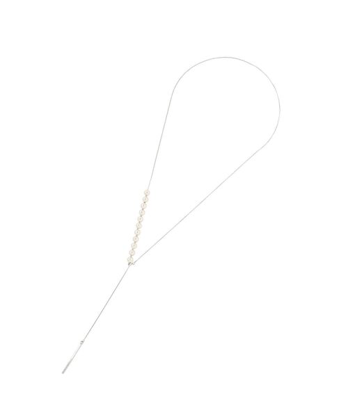 YECCA VECCA(イェッカヴェッカ)の「2wayコットンパールスライドラリエット(ネックレス・レディース・シルバー/ゴールド・FREE)」の13枚目の写真