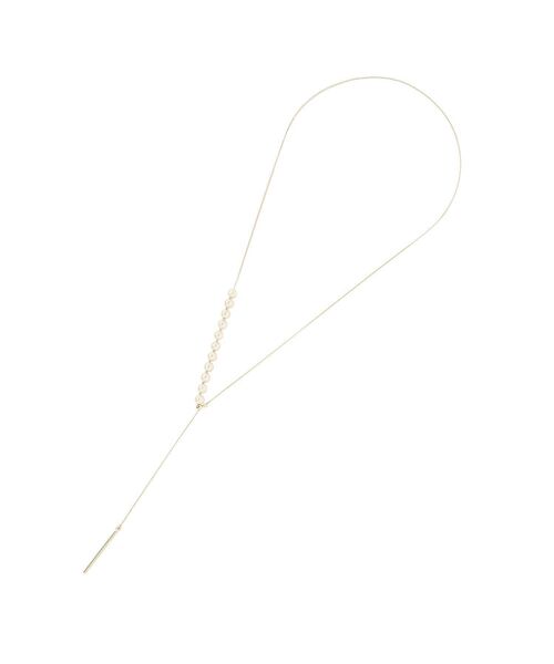 YECCA VECCA(イェッカヴェッカ)の「2wayコットンパールスライドラリエット(ネックレス・レディース・シルバー/ゴールド・FREE)」の14枚目の写真