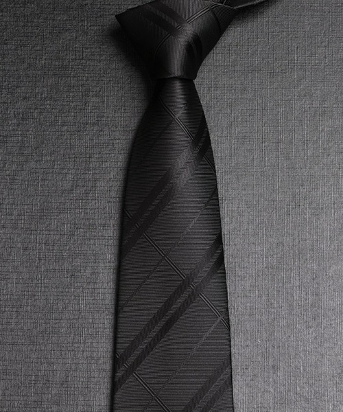 REBALANCE(リバランス)の「柄入りブラックネクタイ(ネクタイ・メンズ・A/H/J/O/Q/X/C/D/E/F/S/T/U/V/W/K/L/M/N/B/G/I/P/R・FREE)」の18枚目の写真