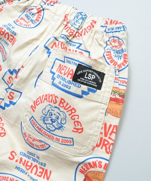 Life Support Products(ライフサポートプロダクツ)の「総柄ショートパンツ(その他パンツ・キッズ・ブラック/ピンク/ストライプ/オフホワイト/ブルー/カモフラージュ/キナリ/アイボリー/ライトブルー/マルチ・110/100/95/90/80/140/130/120/150)」の16枚目の写真