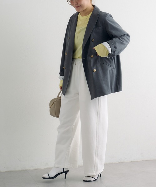 PUAL CE CIN(ピュアルセシン)の「コットンシアーカットソー(Tシャツ/カットソー・レディース・ブラック/オフホワイト/ピンク/イエロー・FREE)」の16枚目の写真