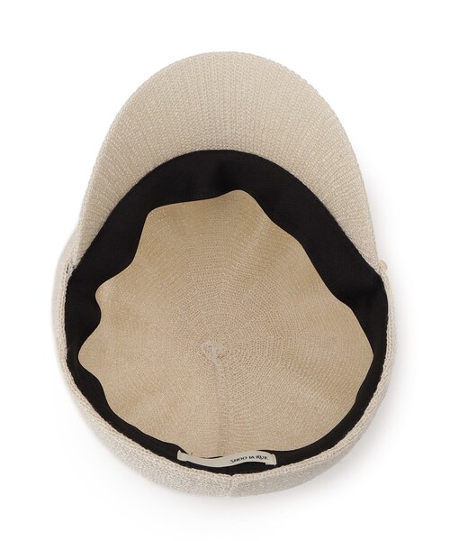 SHOO・LA・RUE（シューラルー）の「スプリングキャスケット（キャスケット・レディース・ライトベージュ/ブラック・00）」の8枚目の写真