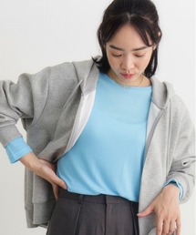 Right-on | 【HONEYSUCKLE ROSE】シアー クルーネック 長袖Tシャツ (トレンド透け感 / レイヤードスタイル / カジュアルコーデ)(その他トップス)