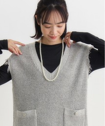 Right-on | 【HONEYSUCKLE ROSE】シアー クルーネック 長袖Tシャツ (トレンド透け感 / レイヤードスタイル / カジュアルコーデ)(その他トップス)