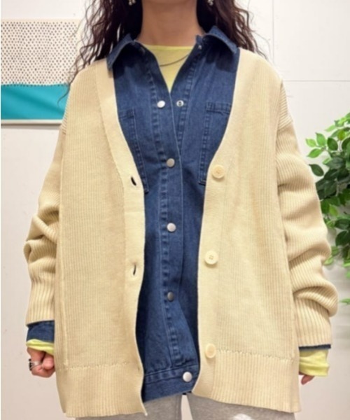 Right-on（ライトオン）の「【HONEYSUCKLE ROSE】シアー クルーネック 長袖Tシャツ (トレンド透け感 / レイヤードスタイル / カジュアルコーデ)（その他トップス・レディース・ブラック/ホワイト/イエロー/ターコイズブルー・L/M）」の10枚目の写真