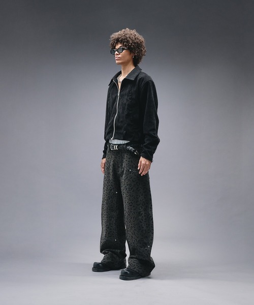 Reopard Double-knee Curve Pants / レオパードダブルニーカーブパンツ