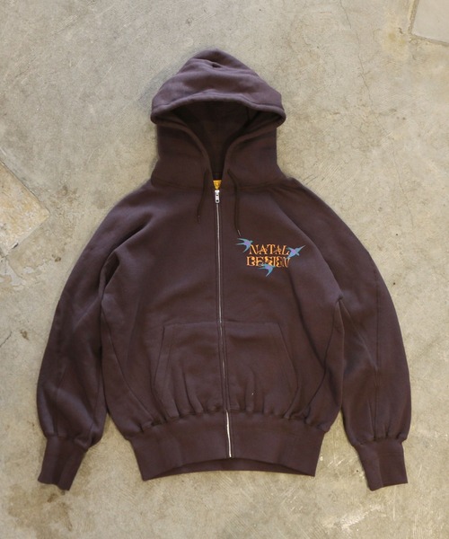 NATAL DESIGN（ネイタルデザイン）の「Lil Guardian SWEAT PARKA（パーカー・メンズ・ネイビー/パープル/チョコ・SMALL/MEDIUM/LARGE/X-LARGE）」の4枚目の写真