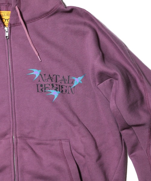 NATAL DESIGN（ネイタルデザイン）の「Lil Guardian SWEAT PARKA（パーカー・メンズ・ネイビー/パープル/チョコ・SMALL/MEDIUM/LARGE/X-LARGE）」の7枚目の写真