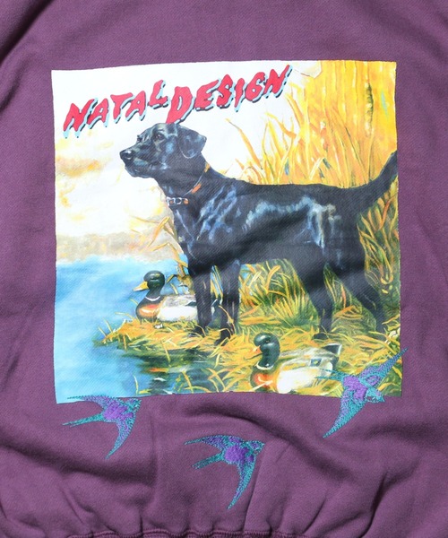 NATAL DESIGN（ネイタルデザイン）の「Lil Guardian SWEAT PARKA（パーカー・メンズ・ネイビー/パープル/チョコ・SMALL/MEDIUM/LARGE/X-LARGE）」の10枚目の写真