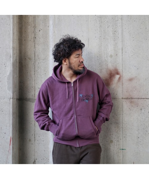 NATAL DESIGN（ネイタルデザイン）の「Lil Guardian SWEAT PARKA（パーカー・メンズ・ネイビー/パープル/チョコ・SMALL/MEDIUM/LARGE/X-LARGE）」の13枚目の写真