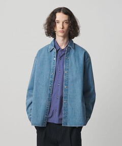 Mesh knit polo cardigan / メッシュニットポロカーディガン