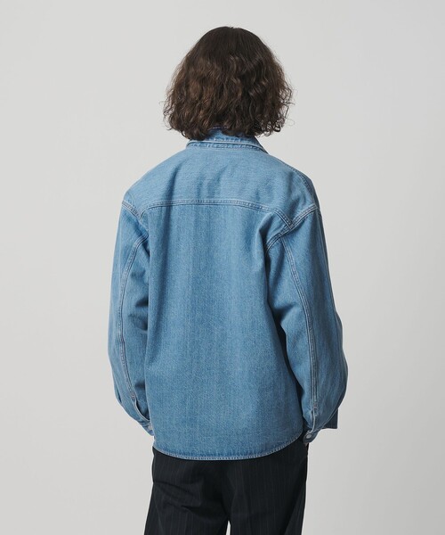 MONKEY TIME(モンキータイム)の「デニム CPO シャツ(シャツ/ブラウス・メンズ・ライトブルー・XL/L/M/S)」の4枚目の写真