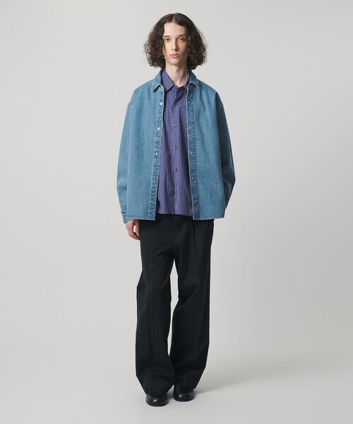 MONKEY TIME(モンキータイム)の「デニム CPO シャツ(シャツ/ブラウス・メンズ・ライトブルー・XL/L/M/S)」の5枚目の写真