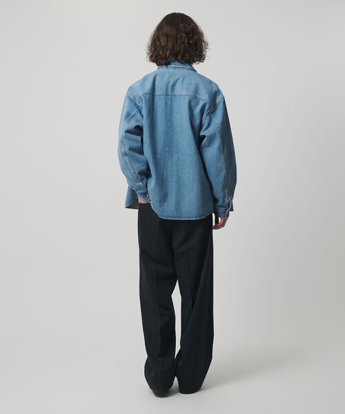 MONKEY TIME(モンキータイム)の「デニム CPO シャツ(シャツ/ブラウス・メンズ・ライトブルー・XL/L/M/S)」の7枚目の写真