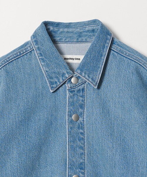 MONKEY TIME(モンキータイム)の「デニム CPO シャツ(シャツ/ブラウス・メンズ・ライトブルー・XL/L/M/S)」の15枚目の写真