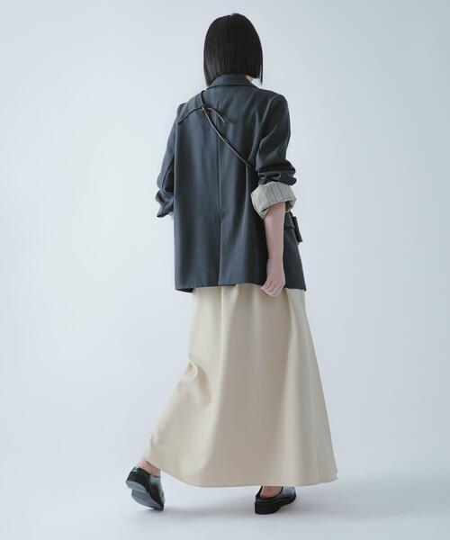 SENSE OF PLACE by URBAN RESEARCH(センスオブプレイスバイアーバンリサーチ)の「『撥水/防花粉』SKINProofフロントプリーツスカート(スカート・レディース・ブラック/ブラウン/ベージュ・SMALL/MEDIUM)」の12枚目の写真