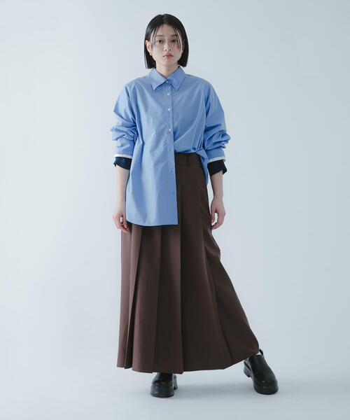 SENSE OF PLACE by URBAN RESEARCH(センスオブプレイスバイアーバンリサーチ)の「『撥水/防花粉』SKINProofフロントプリーツスカート(スカート・レディース・ブラック/ブラウン/ベージュ・SMALL/MEDIUM)」の17枚目の写真