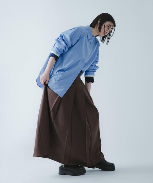 SENSE OF PLACE by URBAN RESEARCH(センスオブプレイスバイアーバンリサーチ)の「『撥水/防花粉』SKINProofフロントプリーツスカート(スカート・レディース・ブラック/ブラウン/ベージュ・SMALL/MEDIUM)」の19枚目の写真