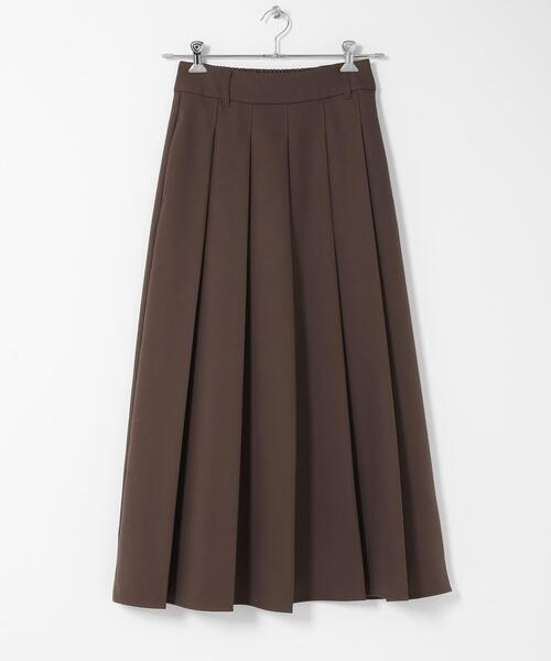 SENSE OF PLACE by URBAN RESEARCH(センスオブプレイスバイアーバンリサーチ)の「『撥水/防花粉』SKINProofフロントプリーツスカート(スカート・レディース・ブラック/ブラウン/ベージュ・SMALL/MEDIUM)」の21枚目の写真