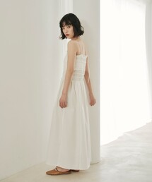 <EMMEL REFINES>EM シャーリング キャミ ワンピース