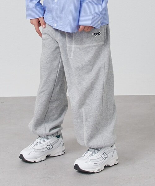 CIAOPANIC TYPY（チャオパニックティピー）の「【KIDS】【FOX×TYPY】配色ステッチカーブスウェット《ジュニアサイズあり》（その他パンツ・キッズ・アイボリー/ブルー/グレー・110/150/130）」の14枚目の写真