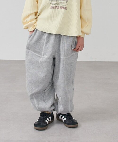 PENNEYS(ぺニーズ)の「【KIDS】FOX別注/配色ステッチカーブスウェット《WEB限定》ジュニアサイズあり(スウェットパンツ・キッズ・アイボリー/ブルー/グレー・110/150/130)」の18枚目の写真
