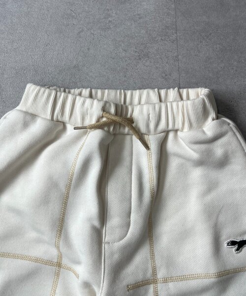 CIAOPANIC TYPY（チャオパニックティピー）の「【KIDS】【FOX×TYPY】配色ステッチカーブスウェット《ジュニアサイズあり》（その他パンツ・キッズ・アイボリー/ブルー/グレー・110/150/130）」の10枚目の写真