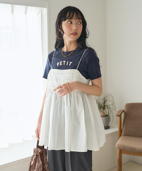 FREAK'S STORE(フリークスストア)の「インド キャンブリック バックオープンキャミソール 限定展開/バックリボンキャミチュニック(キャミソール・レディース・オフホワイト/ブラック/レッド・フリ-)」の14枚目の写真