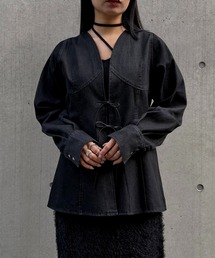 &g'aime | 【&ｇ'aime 】デニムチュニック Denim Tunic Blouse(シャツ/ブラウス)