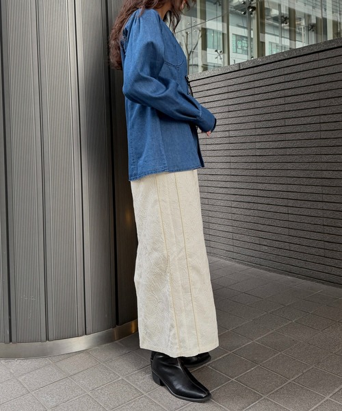 &g'aime(アンジェム)の「【&g'aime 】デニムチュニック Denim Tunic Blouse(シャツ/ブラウス・レディース・ブラック/ブルー・FREE)」の14枚目の写真