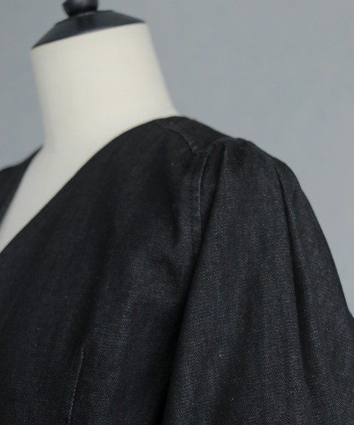 &g'aime(アンジェム)の「【&g'aime 】デニムチュニック Denim Tunic Blouse(シャツ/ブラウス・レディース・ブラック/ブルー・FREE)」の20枚目の写真