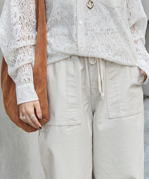 JOURNAL STANDARD(ジャーナルスタンダード)の「《追加2》EASY Utility パンツ(その他パンツ・レディース・ホワイト・38/36)」の6枚目の写真