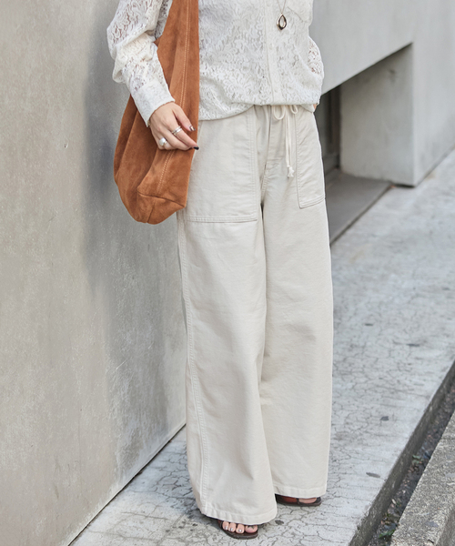 JOURNAL STANDARD(ジャーナルスタンダード)の「《追加2》EASY Utility パンツ(その他パンツ・レディース・ホワイト・38/36)」の9枚目の写真