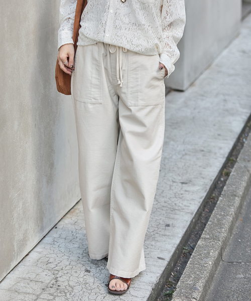 JOURNAL STANDARD(ジャーナルスタンダード)の「《追加2》EASY Utility パンツ(その他パンツ・レディース・ホワイト・38/36)」の10枚目の写真