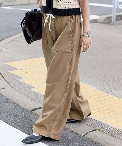 JOURNAL STANDARD(ジャーナルスタンダード)の「《追加2》EASY Utility パンツ(その他パンツ・レディース・ホワイト/ベージュ/カーキ・38/36)」の8枚目の写真