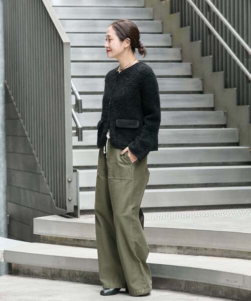 JOURNAL STANDARD(ジャーナルスタンダード)の「《追加2》EASY Utility パンツ(その他パンツ・レディース・ホワイト/ベージュ/カーキ・38/36)」の12枚目の写真
