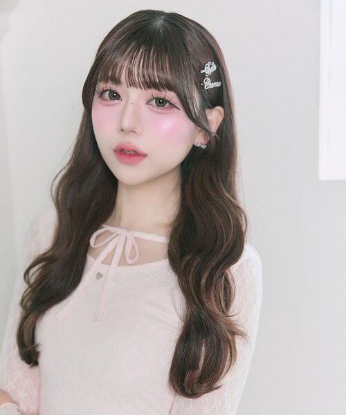 OLIVE des OLIVE（オリーブデオリーブ）の「【Belle Charme】Ribbon Barrette＆ Gloitter Pin Set（バレッタ/ヘアクリップ・レディース・ピンク/ブラック/アイボリー・FREE）」の22枚目の写真