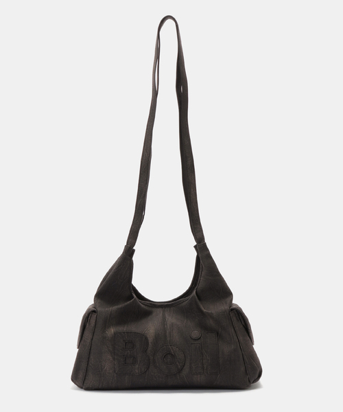 JOINT WORKS（ジョイントワークス）の「Boil Tale/ボイル テール MEGAN BAG(WASHED BLACK)（ショルダーバッグ・レディース・ブラック・FREE）」の2枚目の写真