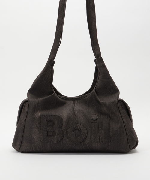 JOINT WORKS（ジョイントワークス）の「Boil Tale/ボイル テール MEGAN BAG(WASHED BLACK)（ショルダーバッグ・レディース・ブラック・FREE）」の3枚目の写真