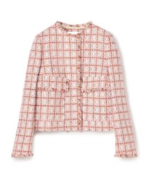 TOMORROWLAND｜トゥモローランドのノーカラージャケット（ツイード