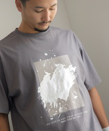 MAKE YOUR DAY（メイクユアデイ）の「フォイルアート半袖Tシャツ■パパサイズ（Tシャツ/カットソー）」