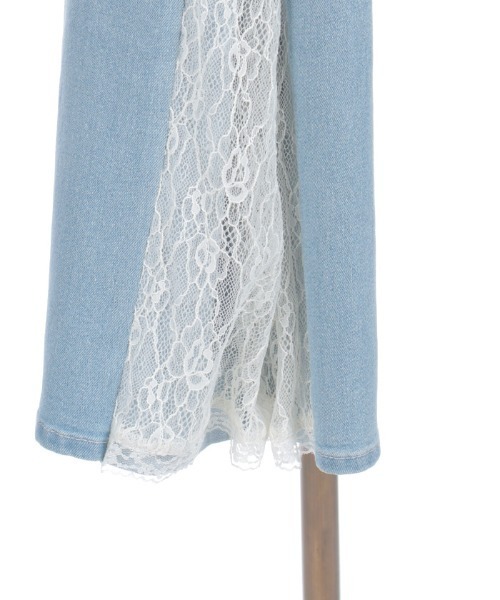 axes femme(アクシーズファム)の「サイドレース×リボンパンツ(その他パンツ・レディース・グレー/ピンク/ケミカルウォッシュ・FREE)」の5枚目の写真