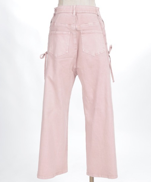 axes femme(アクシーズファム)の「サイドレース×リボンパンツ(その他パンツ・レディース・グレー/ピンク/ケミカルウォッシュ・FREE)」の9枚目の写真