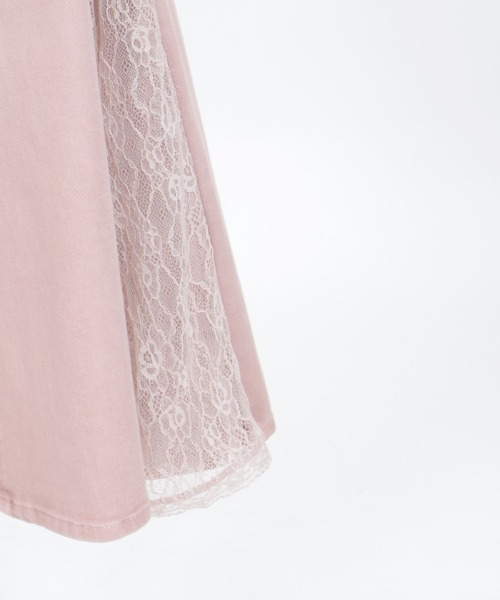 axes femme(アクシーズファム)の「サイドレース×リボンパンツ(その他パンツ・レディース・グレー/ピンク/ケミカルウォッシュ・FREE)」の11枚目の写真