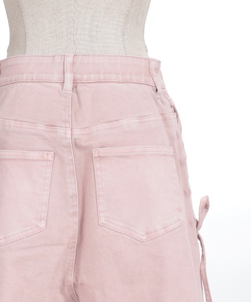axes femme(アクシーズファム)の「サイドレース×リボンパンツ(その他パンツ・レディース・グレー/ピンク/ケミカルウォッシュ・FREE)」の13枚目の写真