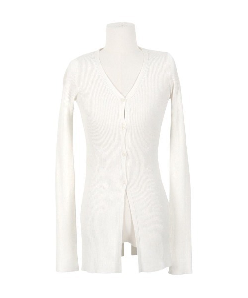 LUDICRUM(ルーディクルム)の「UV Cut summer rib knit cardigan(カーディガン/ボレロ・レディース・オフホワイト/ライトブルー/ブラック・FREE)」の12枚目の写真