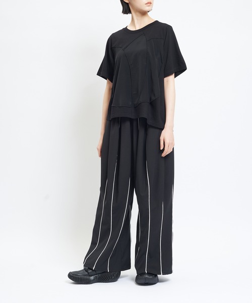 gomme(ゴム)の「チューリップツイルパンツ(その他パンツ・レディース・ブラック・MEDIUM)」の2枚目の写真