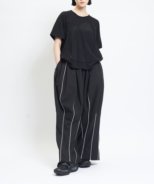 gomme(ゴム)の「チューリップツイルパンツ(その他パンツ・レディース・ブラック・MEDIUM)」の3枚目の写真