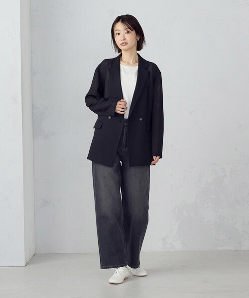 COMME CA ISM(コムサイズム)の「ベーシック タンクトップ(タンクトップ・レディース・ブラック/ホワイト・LARGE/MEDIUM)」の3枚目の写真
