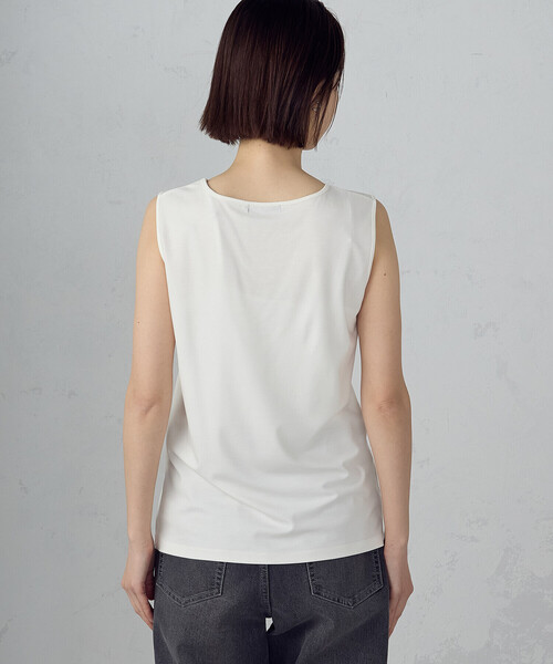 COMME CA ISM(コムサイズム)の「ベーシック タンクトップ(タンクトップ・レディース・ブラック/ホワイト・LARGE/MEDIUM)」の11枚目の写真